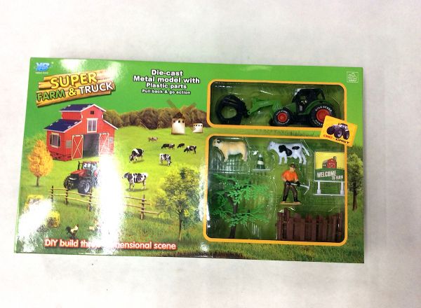 Farm truck with animals