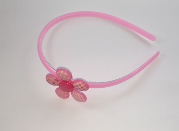 Headband with flower shape