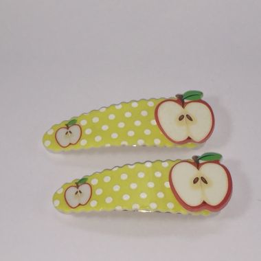 Kids snap clip with fruit shape