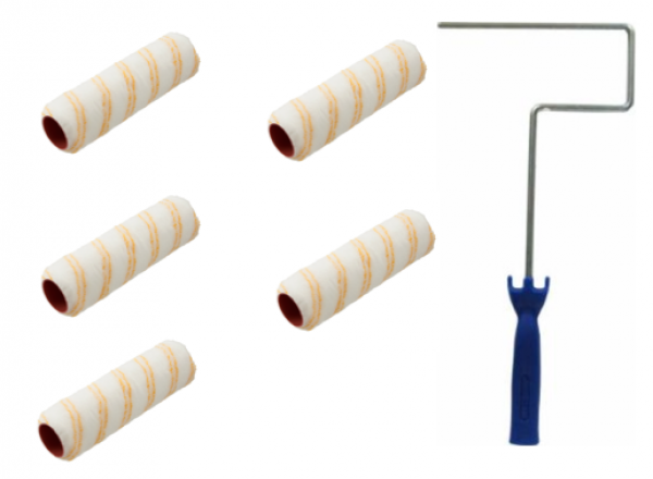 Painting roller kit 4" 6 pieces