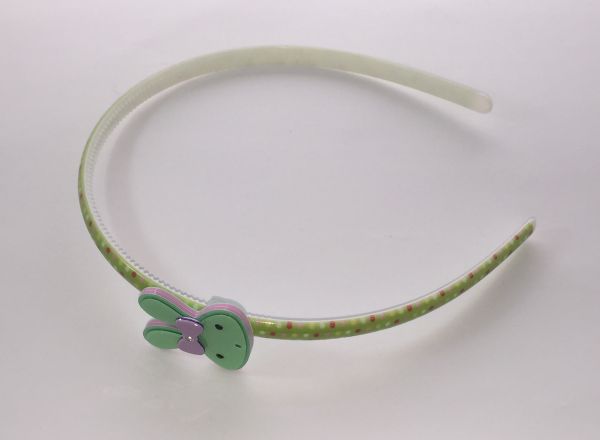 Patterned headband with bunny shape