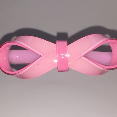 Head band with patterned bow