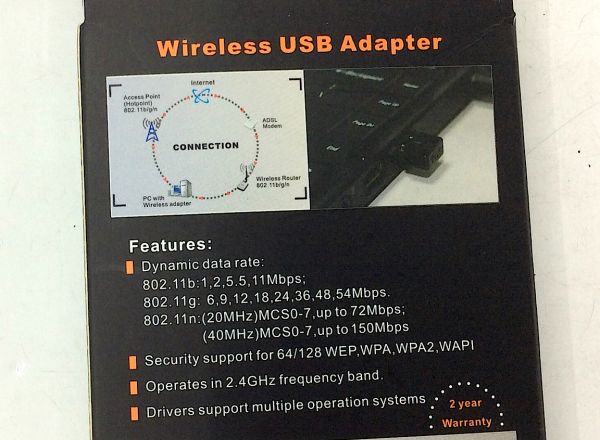 Wireless USB adapter