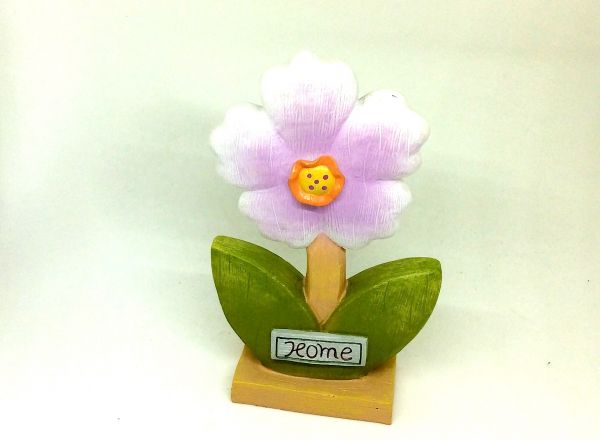 Flower ornament 16x10 cm