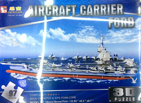 3D puzzle aircraft carrier ford