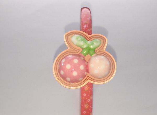 Patterned head band with fruit shape