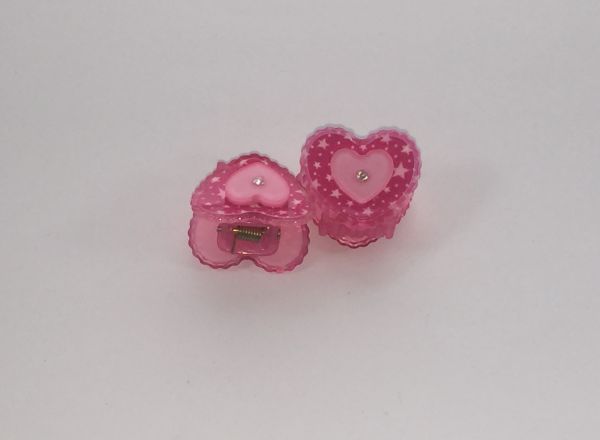 Heart shape small clips