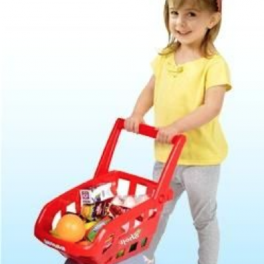 Home shopping cart play set