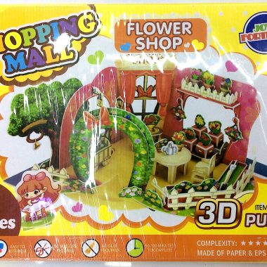 3D puzzle flower shop