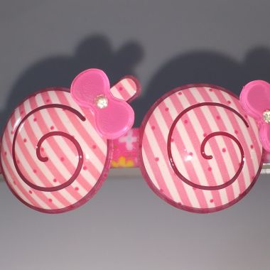 Patterned Head band with 2pcs patterned snail shape