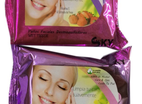 Make-up removal tissue 25 wipes