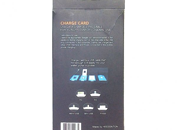 Charge card