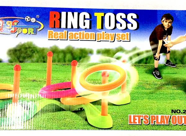 Ring toss play set