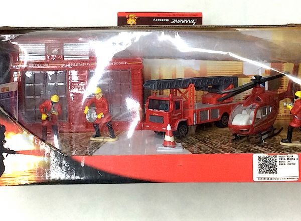 Fire rescue play set