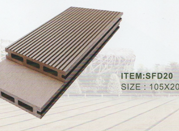 WPC Decking board 105X20 mm