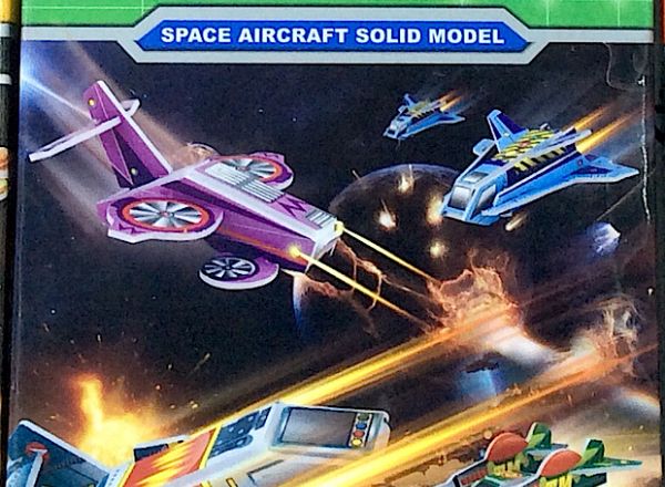 3D puzzle space aircraft