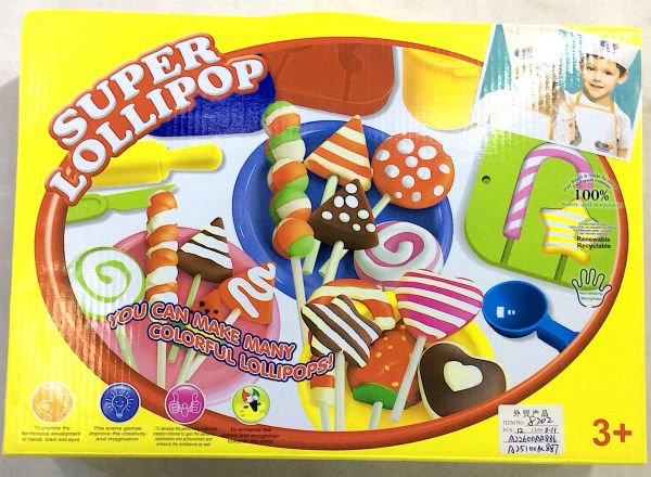 Putty lollipop play set