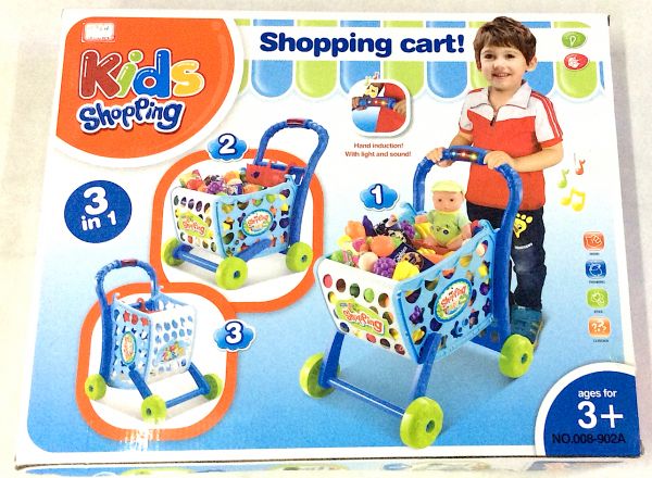 Shopping cart play set