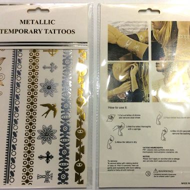 Metallic tattoo