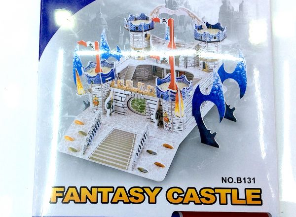 3D puzzle fantasy castle