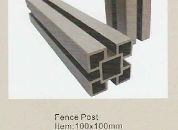 WPC fence post 100X100 mm