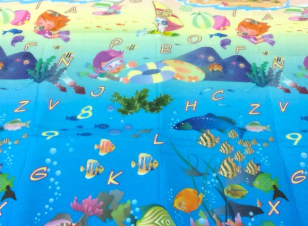 Baby playmat 1.5m x 1.8m double printed