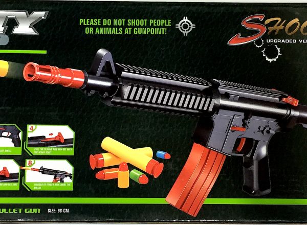 Soft bullet gun