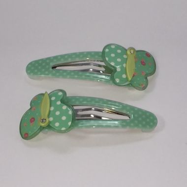 Kids snap clip with butterfly shape