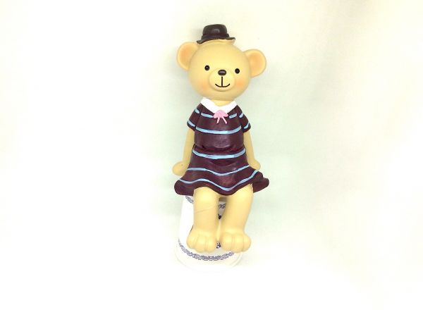 Bear ornament 20x9 cm