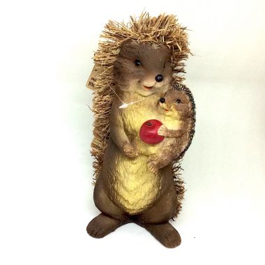 Hedgehog ornament 21x10 cm
