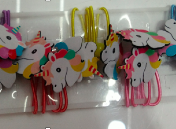 Kids elastics with unicorn