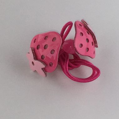 Elastics with strawberry shape