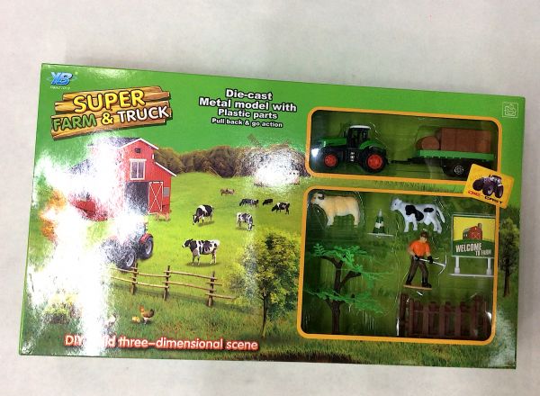 Farm truck with animals