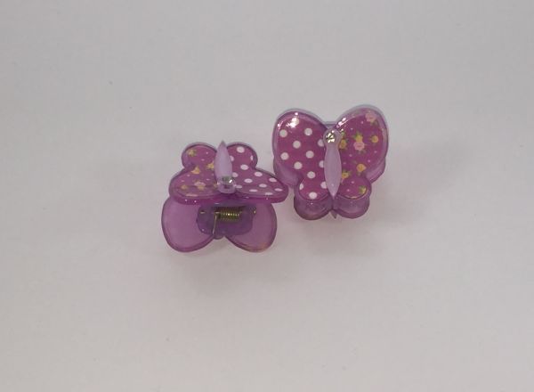 Butterfly shape small clips
