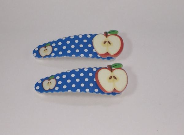 Kids snap clip with fruit shape