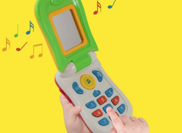 Baby music flip-phone