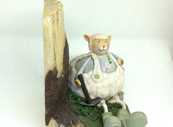 Sheep ornament 16x12 cm