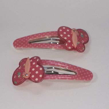 Kids snap clip with butterfly shape