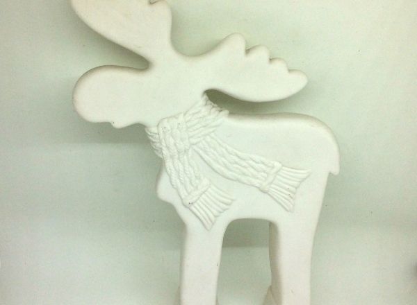 Deer ornament set 2 pieces
