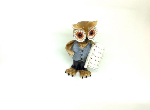 Owl ornament 13x7 cm