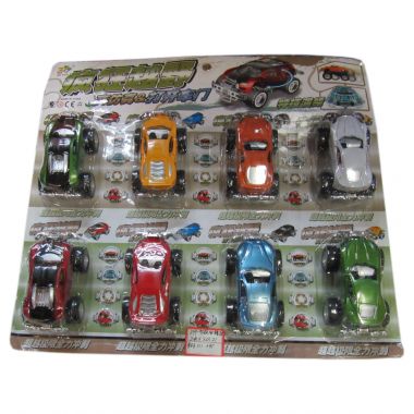 Pull and go die cast metal car