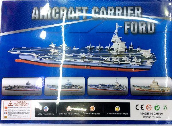 3D puzzle aircraft carrier ford