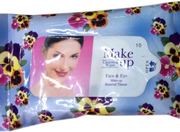 Make-up removal tissue 10 wipes