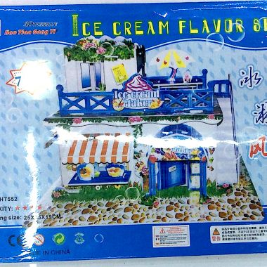 3D puzzle ice cream flavor shop