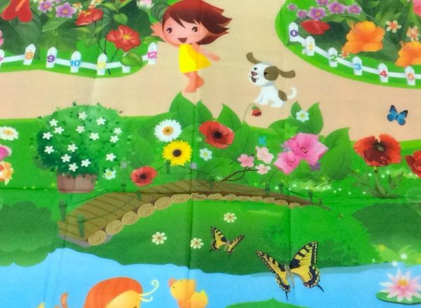 Baby playmat 1.2m x 1.8m double printed