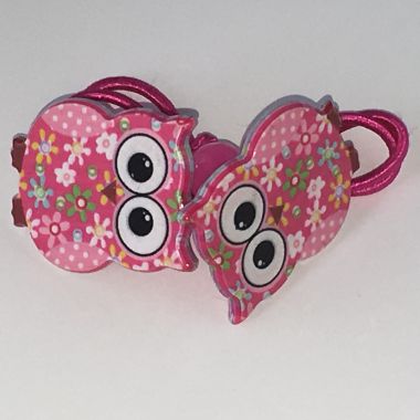 Elastic with patterned owl shape