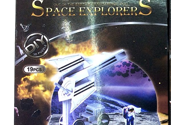 3D puzzle space explorers
