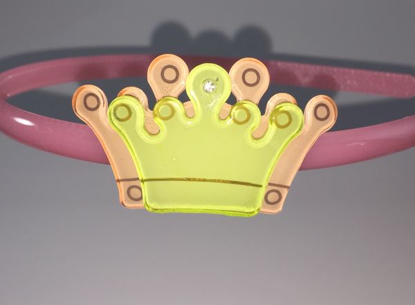 Head band with crown shape
