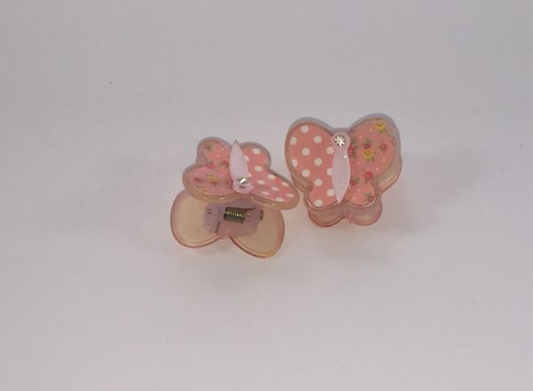 Butterfly shape small clips