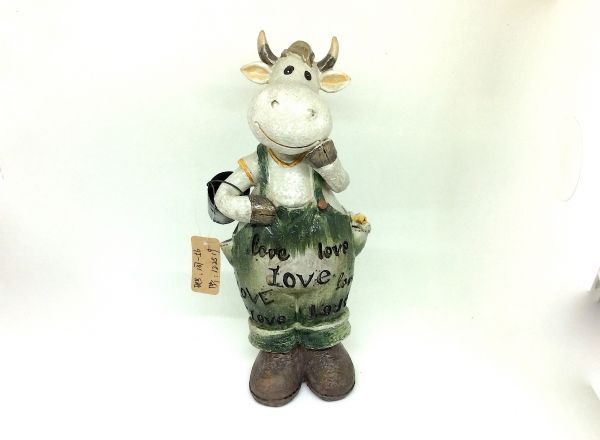 Cow ornament 23x10 cm